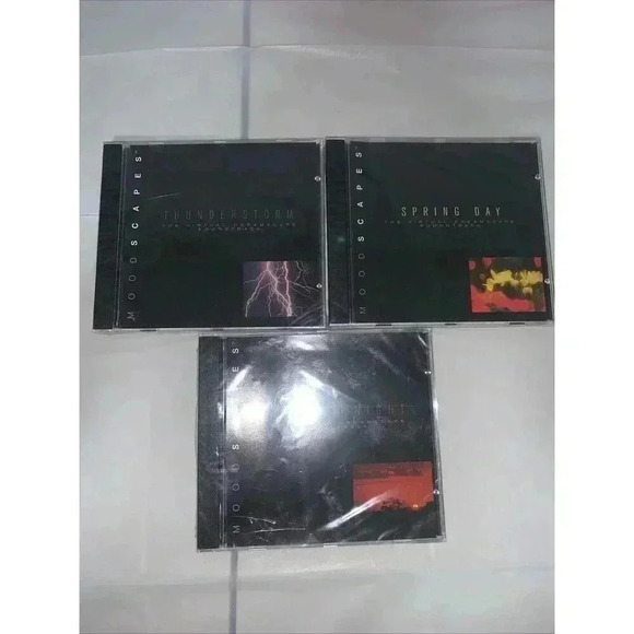 3 Mood Escapes Nature Thunderstorms, Spring Day And Savanna Night Audio CD New - Picture 2 of 8